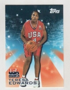 Teresa Edwards 2000 TOPPS USA BASKETBALL CARD #20