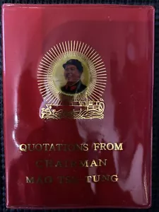Quotations From Chairman Mao Tse-Toung 1st Edition French Little Red Book 1966 - Picture 1 of 7