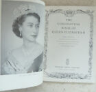 The Coronation Book Of Queen Elizabeth Ii Odhams H/b Illustrated 1953 Royalty
