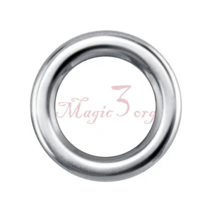 Anillos sólidos de pesca para ganchos individuales conector señuelo pesca agua dulce lubina atún - Imagen 1 de 24