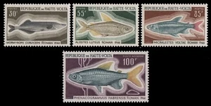 Obervolta 1969 - Mi-Nr. 263-266 ** - MNH - Fische / Fish - Picture 1 of 1