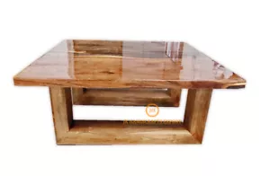 Epoxy Resin Walnut Wooden Table top rectangle Table Custom order Hallway Decor - Picture 1 of 3