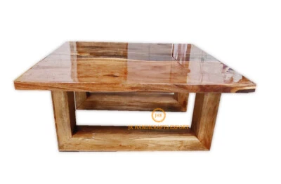 Epoxy  Resin Walnut Wooden Table top rectangle Table Custom order Hallway  Decor - Image 1 of 3