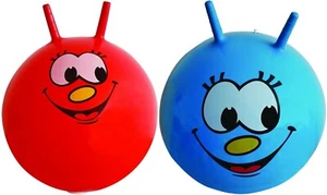 Space Hopper 60 cm Übung Hüpfball Kinder Spielzeug Alter 3+ Spiel Spiel Blau Rot - Bild 1 von 5