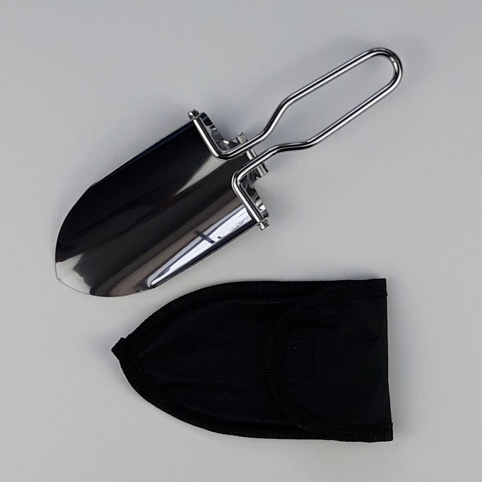 NOBRAND klappbare Mini SCHAUFEL 23cm 100g Falt Klapp Garten Angel Schaufel Klappspaten