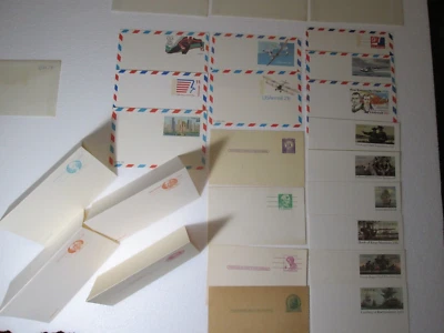Prepaid Postcards Unused 22 Different Cards Mix Lot Air Mail & Expedition - Image 1 of 4