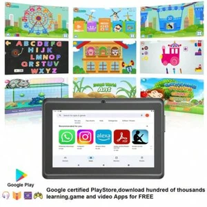 2025 New Kids Tablet, 7 Inch Android 9.0, 2GB+ 32GB, Dual Camera, WiFi Tab - Picture 1 of 13