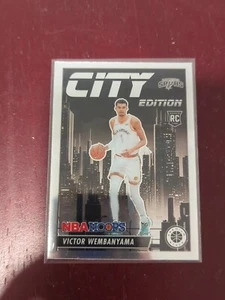 2023-24 Panini Hoops Premium Stock Victor Wembanyama #25 RC Rookie City Edition - Picture 1 of 2