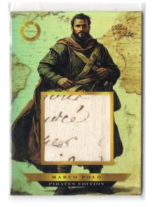2025 Pieces of the Past Pirates Marco Polo HISTORICAL HANDWRITING JUMBO RELIC d - Picture 1 of 1