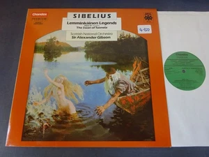 NM SIBELIUS: FOUR LEGENDS (SWAN OF TUONELA etc) LP, SNO, Gibson CHANDOS CBR 1026 - Picture 1 of 4