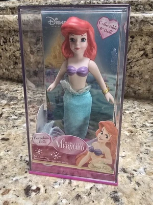 Disney Ariel ~ The Little Mermaid Brass Key Keepsakes 5” Porcelain Doll NEW  - Image 1 of 4