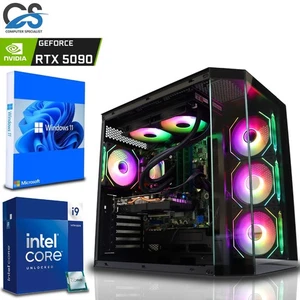 RTX 5090 Gaming PC i9 14900KF 64GB DDR5 3TB SSD WiFi Windows 11 Pro ARGB - Picture 1 of 17