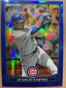 2012 Topps STARLIN CASTR Blue Refractor /250 #190 Chicago Cubs - Picture 1 of 2