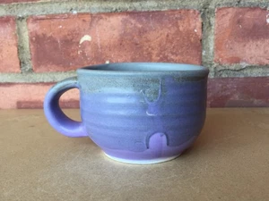 Handmade ceramic mug hand painted pottery functional art - Picture 1 of 5