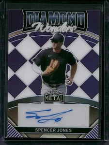 2024 Leaf Metal #DW-SJ1 Spencer Jones Diamond Wonders Prismatic Purple 1/15 - Picture 1 of 2