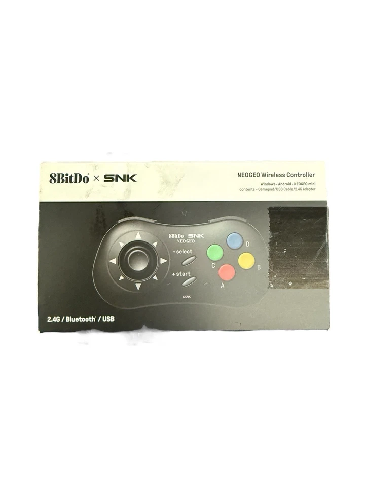 8Bitdo NEOGEO Wireless Controller for Windows, Android, and NEOGEO mini - Black - Image 1 of 1