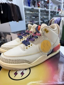 J Balvin x Air Jordan 3 FN0344-901 - Medellin Sunset - Taglia 8 amici e familiari - Foto 1 di 5