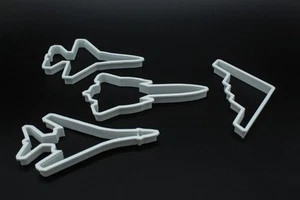 Cortadores de galletas Jet Airplane | SR71 Blackbird, F16 Falcon, B1 Lancer, B2 Spit - Imagen 1 de 7