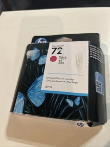 Cartuccia inchiostro magenta originale HP 72 C9399A scadenza 2021 nuova scatola sigillata spedizione gratuita - Foto 1 di 6