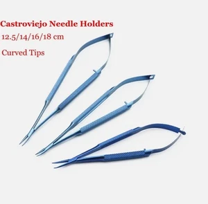 Titan Chirurgische Dental Castroviejo Nadelhalter Augeninstrumente - Bild 1 von 4