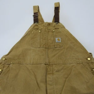 CARHARTT Vtg Men’s Core Denim Camel Dungarees W46-48 / L30 SKU Y10332 - Picture 1 of 12