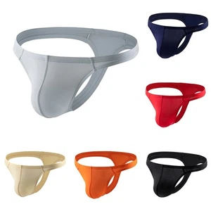 Thongs G Strings 10% Spandex 90% Nylon Applicable Gender Male Low Waist - Picture 1 of 10