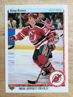 1990-91 Upper Deck #159 Doug Brown - Image 1 of 2