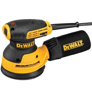 DEWALT 125 mm Exzenterschleifer mit 280 Watt und Staubschutz für präzises Schlei - Bild 1 von 9