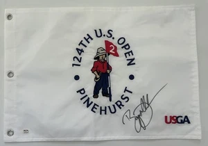 Bryson Dechambeau Signed Autographed 2024 US Open Golf Flag Pinehurst PSA/DNA - Picture 1 of 4