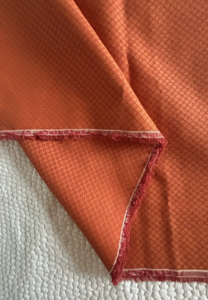 Fabulosa tela Shibori perenne de 2 yardas, en color coral rojo, interior-exterior Foto 1 de 3