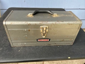 Vintage Craftsman Crown Logo Toolbox W/Tray 65013 - Picture 1 of 10