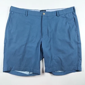Pantalones Cortos de Golf Peter Millar Para Hombres Talla 40 Corona Artesanal Azul Blanco Lunares Rendimiento - Imagen 1 de 7