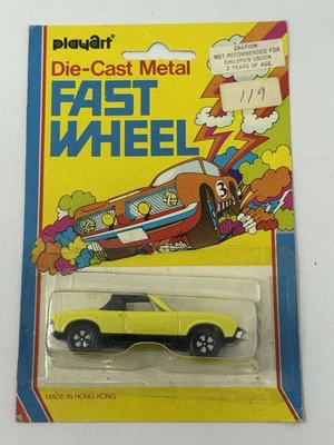 Coche Playart Fast Wheel Vintage Amarillo Porsche 914 Diecast Escala 1:64 Foto 1 de 4