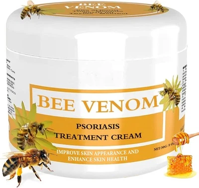 ‎QUIWEN Bee Venom Psoriasis Cream - Bee Venom Psoriasis Cream, New Zealand Bee Venom Cr