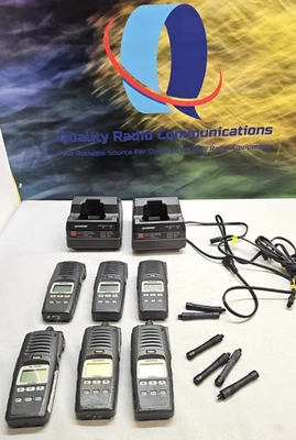 Rádio bidirecional SIX Harris P5400 380-430 MHz UHF P25 entroncamento AES 256 - Imagem 1 de 4