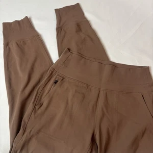 Jogger de tiro alto Athleta Venice para mujer pequeño elástico cómodo marrón LEER sin etiquetas - Imagen 1 de 7
