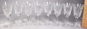 8 Waterford Kristall Shannon Jubiläum Sherry oder Wein Stielglas Kelche 5+" - Bild 1 von 5