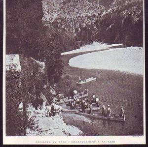 1905  --  DESCENTE DU TARN DEBARQUEMENT A LA CAZE   Z269   lacaze - Picture 1 of 1