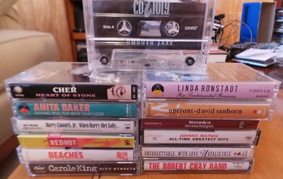 13 Vintage Cassette Tapes TESTED Cher; Beaches; Linda Ronstadt; Carol King; VG+ - Image 1 of 4
