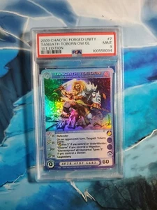 PSA 9 Tangath Toborn Overworld General. Forged Unity Super Rare Chaotic Card Mt. - Picture 1 of 4