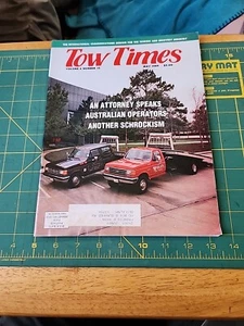 May 1989 TOW TIMES MAGAZINE For Towing & Recovery Vulcan Challenger Etc - Picture 1 of 10