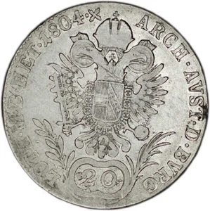 AUSTRIA coin 20 incrociatori 1804 F - Foto 1 di 7
