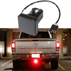 For Ram 1500 2500 3500 Brake Light 15 LED Tow Haul Hitch 2-Inch Receiver Cover - Picture 1 of 12
