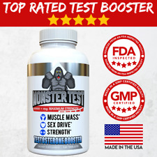 Monster Test Testosterone Booster w Tribulus Testosterona For Men 6000mg w Zinc