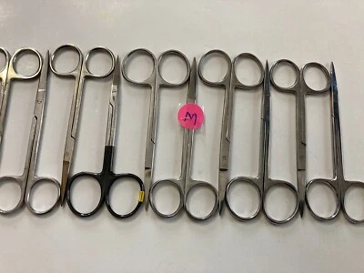 Lot Of 10 Iris Eye Delicate Scissors 4.6Inch Ophthalmic Instrument M - Image 1 of 4