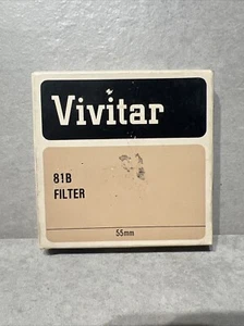 Vivitar 81A 55mm Filter for Color Film Daylight & Type B. ✅ READ MORE - Picture 1 of 8
