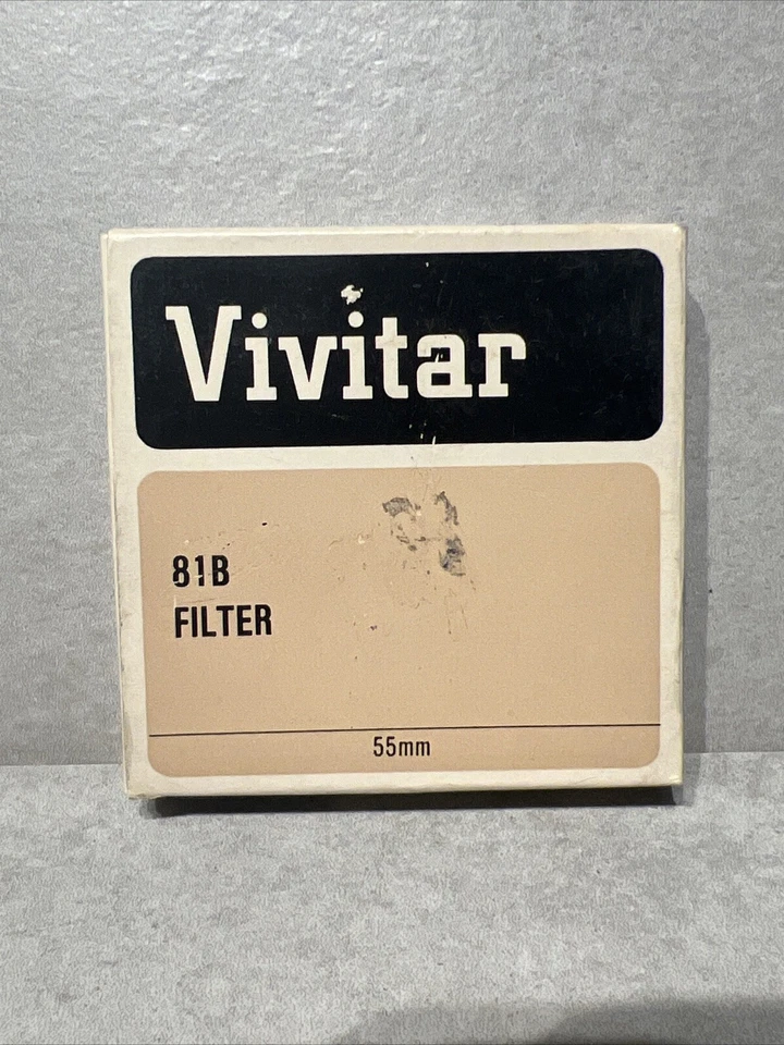 Vivitar 81A 55mm Filter for Color Film Daylight & Type B. ✅ READ MORE - Image 1 of 4