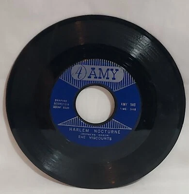 THE VISCOUNTS  HARLEM NOCTURNE/DIG  AMY Records 45 rpm Vinyl Record  Foto 1 de 4