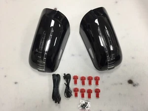 Arrow Type LED Side Mirror Cover FOR M-Benz W210 '95~'99 E-Class BLACK E200/220 - Imagen 1 de 5