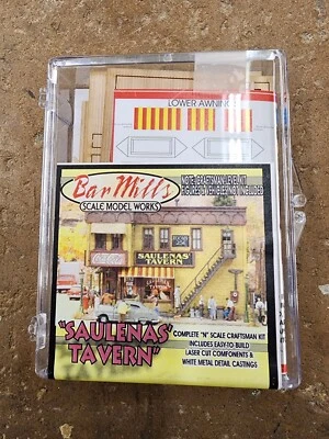 N Scale Bar Mills Saulenas Tavern Craftsman Kit #0931 - Image 1 of 3
